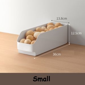 Versatile Refrigerator Organizer Storage Box Set - Food-Safe PET Drawer with Multiple Compartments for Kitchen Food Storage & Dispensers