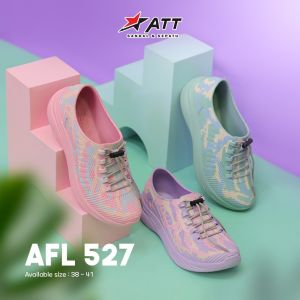 Sepatu Wanita Model Slip On Tanpa Sambungan Bahan Karet Elastis Ringan Empuk