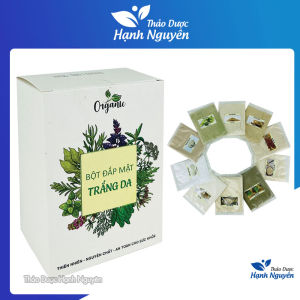 Combo 10 loại bột dưỡng trắng da nguyên chất (Mask dưỡng da ngăn ngừa thâm sạm chống lão hóa) - Thảo Dược Hạnh Nguyên