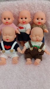[Đủ mẫu] Búp Bê Nhựa Mềm 16 cm 6 inch Vinyl Reborn Baby Doll