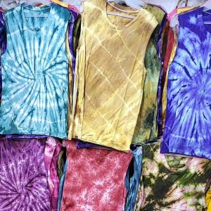 sleeveless sando tie dye assorted color assorted design
