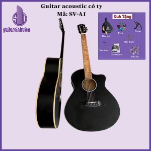 Đàn guitar acoustic SV-A1 chuyên tập chơi - Đàn kèm phụ kiện - Bảo hành 12 tháng