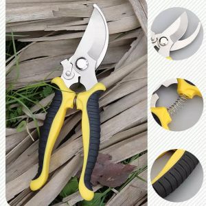 Gardening Pruning Shears High Carbon Steel Scissors Garden Plant Scissors Branch Hands Pruner Cutter