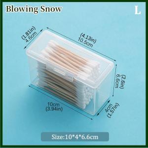 Blowing กล่องยาแบบพกพาสำหรับเดินทางกล่องใส่สำลีกล่องใส่เครื่องประดับไหมขัดฟันกันฝุ่นกล่องเครื่องประดับ