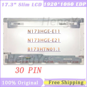 Laptop LCD Screen 17.3 Inch B173HTN01.1 Fit N173HGE-E11 N173HGE-E21 for G74SX-A1 FX71/MSI GL72 GP72 GS70 MS-1795 30pins