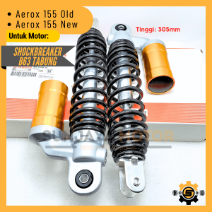 Shockbreaker Tabung Original Yamaha B63 Shock Belakang Aerox 155 Old Aerox New Connected Sok Breaker Tabung Aerok Shok Bleker Skok Sokbreker Sokbeker Shokbreker Ori YGP