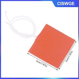 CISWGE 10W 12V Silicone cao su sưởi ấm Pad phẳng nóng ban nhạc Mat tấm không thấm nước