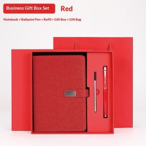 [Premium] Business Notebook Set with Ballpoint Pen & Refills  Corporate Gift Box/Writing Set/Set Hadiah/Stationery Set
