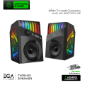 EGA ลำโพงเกมมิ่ง TYPE S11 GAMING SPEAKER  Spectrum RGB เปลี่ยนโหมดได้ ปิดไฟได้ รับประกัน1 ปี. 