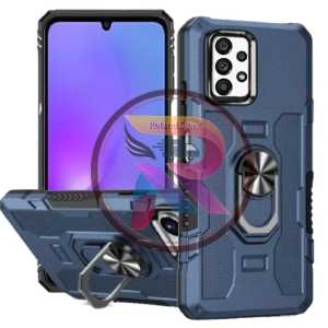 Casing HP Untuk Samsung Galaxy A13 4G Case Robot Hit Eye Whit Ring Hybrit Armor 360 Degree Rotasi