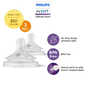 PHILIPS AVENT Natural Response Nipple 1M+- SCY963/02