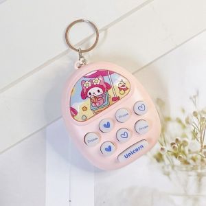 Móc khóa trò chơi đập chuột Capybara đồ chơi giảm căng thẳng giáo dục sáng tạo quà tặng mặt treo ba lô