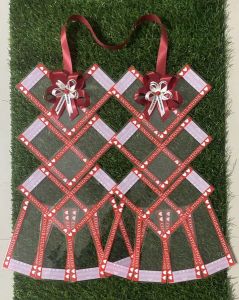 มาลัยใส่ธนบัตร ทรงนกยูง ใส่ธนบัตร 20 ใบ