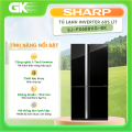 Tủ lạnh Sharp Inverter 605 lít SJ-FX688VG-BK Mẫu 2019 - GIAO TOÀN QUỐC - FREESHIP HCM. 