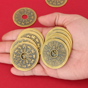 Combo 2 Đồng Tiền Áp Tuế Xu Thái Tuế Bằng Đồng