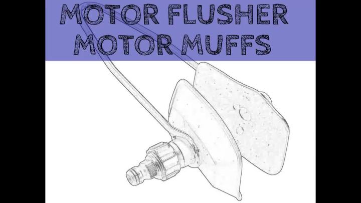 Outboard Motor Water Flush Rectangular Ear Muff Engine Flusher For Boat 