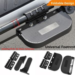 VIVAZ 1Pair with Added Bumper Pedals Electric Vehicle Pedal Foldable 20-25mm Clamp Modification Heavy Duty  Widened Folding Foot Rests Pegs For Electric Scooter/for Motorcycle Accessories