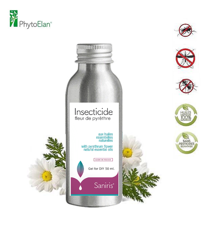 Essential Oil Based Insecticides DIY Insecticide flower extract with essential oils, France GEL 50ml ...
