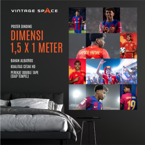 Wallpaper dinding LAMINE YAMAL / poster bola/ wallpaper bola