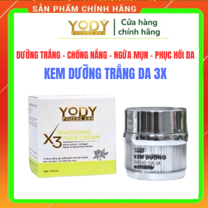 KEM 3X DƯỠNG TRẮNG DA CHỐNG NẮNG YODY WHITE PHƯƠNG ANH MẪU MỚI 2025