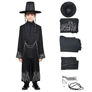 K-POP: Demon Hunter girl group cosplay Shaka boy Qin Yu cos boy group Babe black singing suit holiday gift