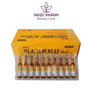 Vitamin C Hàn { Vỉ 10 ống } Mix phi kim cấy tảo cấy trắng Chính hãng
