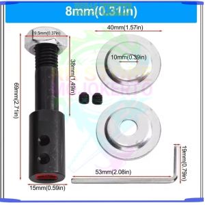 Adapter Sambung AS Batang Batu Poles / Poles Grinding - Adaptor Spindle Batang 5 - 14mm