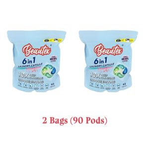 Special Promotions Beautex New upgrade 6 in 1 Laundry Capsule 45pcs 10X DEEP CLEANING + INDOOR DRYING