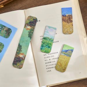 NOBLELUX 4Pcs Artistic Designs ic Bookmarks Retro ic Book Markers Thin Note Page Holder Office Supplies