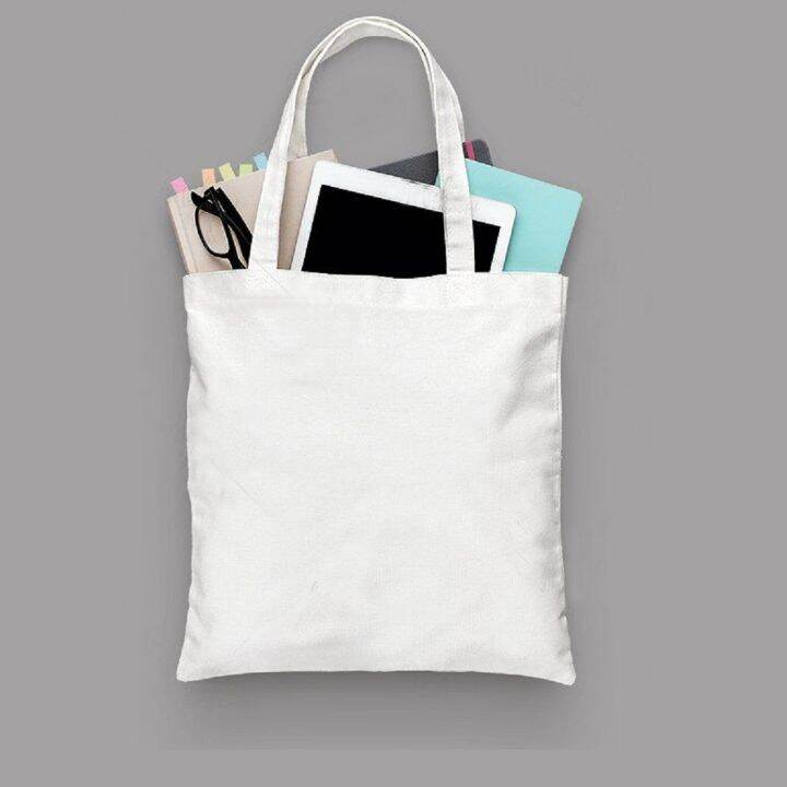 TOTEBAG TOTE BAG TAS FASHION RESLETING PUTIH POLOS Tote Bag