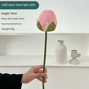 W0AGZ4J2 Elegant Artificial Lotus Leaf DIY Home Decor Floral Flower Arrangement Decoration  80CM Artificial Flower Ornaments Home Living Room Decoration