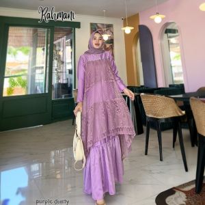 RAHMANI Gamis: BRUKAT MALIKA Premium untuk Pesta Kondangan Wisuda