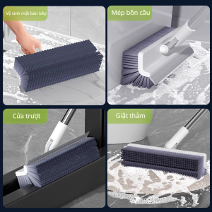 bàn chải vết nứt sàn cạo cao su mềm chổi lau tường nhân bản loại bỏ vết bẩn duy trì tư thế tốt