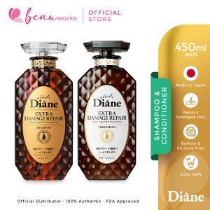 Moist Diane Extra Damage Repair Shampoo and Treatment (450 ML each)