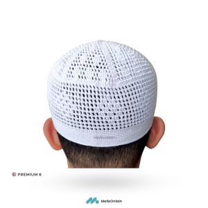 Peci Rajut Yaman Saudi Bangladesh Premium Lokal Kopiah Hat Sulam Melleonlain Bukan Mikihat