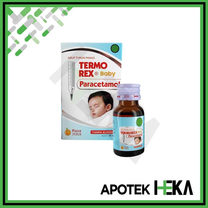 Termorex Baby Botol 15 ml - Paracetamol Turun Panas Bayi