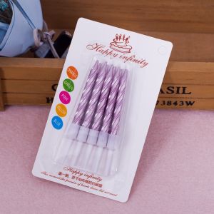 Lilin Ulir Metalic Lilin Ulir Biasa | Lilin ulir ulangtahun