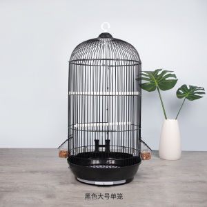 Luxury Birdcage Villa Parrot Cage Birds Nest Starling Peony Splash-proof Cage Bird Supplies Pet Cage Round Cage European Art