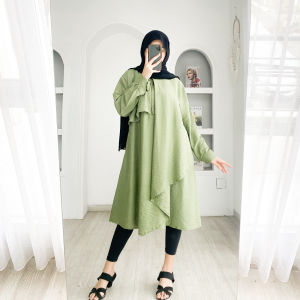 ADENIA TUNIK - FLOTTILICIOUS / Atasan Tunik Wanita Muslim / Pakaian Tunik Anti Gerah / Busui Friendly