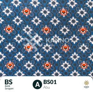 Kain Batik Seragam Sekolah SD/SMP/SMA BS01 Iklhas Beramal Warna Hijau/Biru/Kuning/Merah