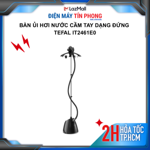 Bàn ủi hơi nước cầm tay dạng đứng Tefal IT2461E0 1.5L chống đóng cặn Bảo hành 24 tháng