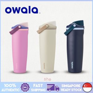 [In Stock] Owala FreeSip Sway Stainless-Steel Water Bottle Tumbler with Dedicated Lock  30oz
