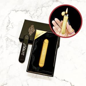 BẬT LỬA XĂNG ĐÁ ZO RRO Z898 SIÊU MỎNG - (XÀI XĂNG) LỬA ĐỘC LẠ KIM LOẠI (CÓ HỘP )