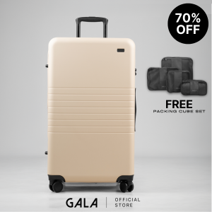[SALE] GALA The Medium Trunk | Spacious 89L Travel Suitcase with TSA Lock & Polycarbonate Shell – Desert Sand