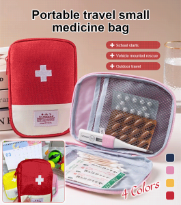 Portable Travel Pocket Medicine Kit First Aid Kit Outdoor Camping Medicine Storage Bag Medicine Emergency Kit