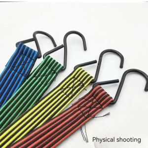 Durable Elastic Luggage Strap - Multi-Color Travel Accessory for Motorcycle/Bicycle/Cargo