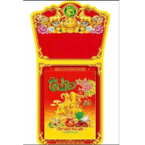 Lịch Bloc Siêu Cực Đại Đặc Biệt 2027 Đinh Mùi - Phong Thủy Cát Tường(38x54cm) - HA01
