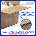 CONTAINERS.PH Brown Kraft Corrugated RSC Boxes Shipping Box Packaging Box RSC1 RSC2 RSC3 - Per Piece. 
