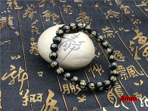 Buddhist Prayer Beads Bracelet with Zodiac Year Design Fashion Accessory Jewellery Bracelet for Anklets