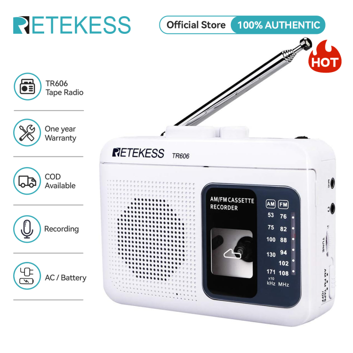 Retro Portable Cassette Player - Vintage-Style, Features FF/REW & Headphone Jack | Best Buy Canada - View #14
